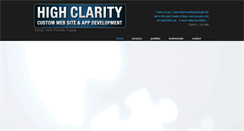 Desktop Screenshot of highclarity.com
