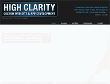Tablet Screenshot of highclarity.com